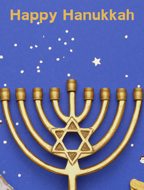 Happy Hanukkah Card