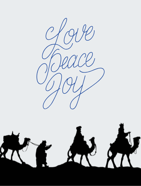 Love, Peace, & Joy Card