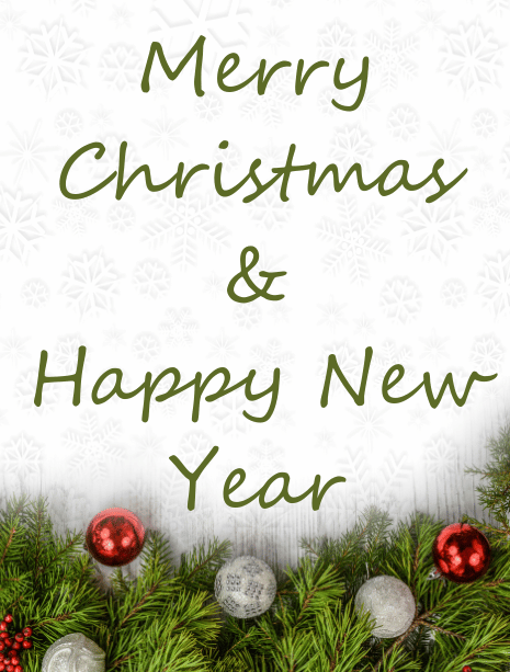 Merry Christmas & Happy New Year Card